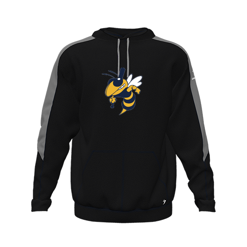 [CUS-DFW-HOOD-FLC-LSL-BLK-YXS-LOGO1] Hoodie (Youth XS, Black, Logo 1)