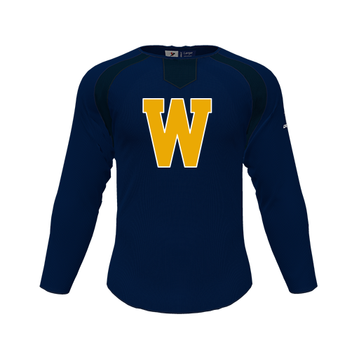 [CUS-DFW-PULL-FLC-CNK-LSL-NVY-YS-LOGO3] Pullover (Youth S, Navy, Logo 3)