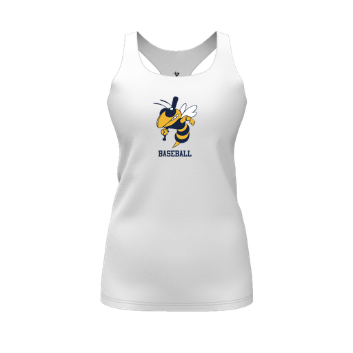 [FT0TRBWH-FYS-LOGO2] Decker Racerback Tank Top (Female Youth S, White, Logo 2)