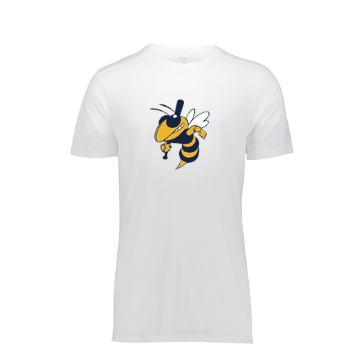 [FTSCUBWH-AS-LOGO1] Decker Men's Tri-Blend T-Shirt - Short Sleeve (Adult S, White, Logo 1)