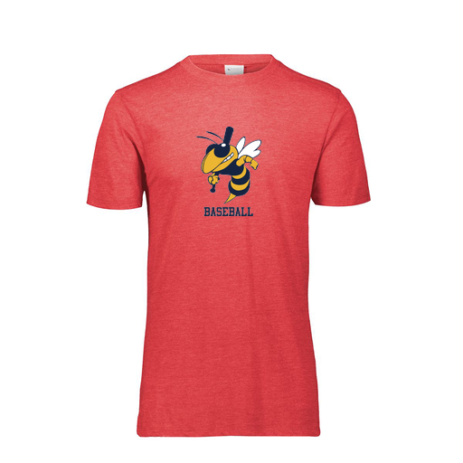 [FTSCUBRD-AS-LOGO2] Decker Men's Tri-Blend T-Shirt - Short Sleeve (Adult S, Red, Logo 2)