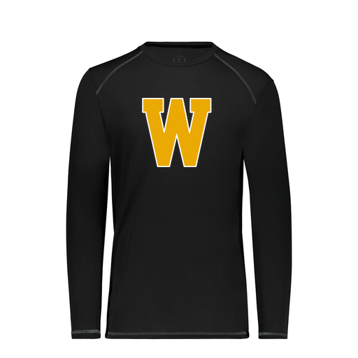 [6845.080.S-LOGO3] Men's SoftTouch Long Sleeve (Adult S, Black, Logo 3)