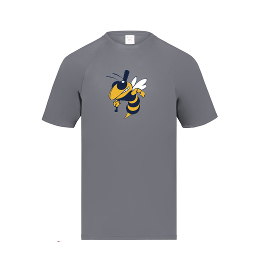 [2791.059.S-LOGO1] Youth Smooth Sport T-Shirt (Youth S, Gray, Logo 1)