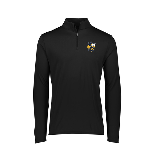 [FTLQFLBK-FAXS-LOGO1] Ladies Flex-Lite 1/4 Zip Shirt (Female Adult XS, Black, Logo 1)
