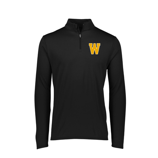 [FTLQFLBK-FAXS-LOGO3] Ladies Flex-Lite 1/4 Zip Shirt (Female Adult XS, Black, Logo 3)