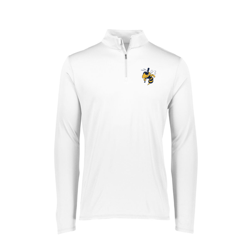 [FTLQFLWH-FAXS-LOGO1] Decker Women's Flex-Lite 1/4 Zip Shirt (Female Adult XS, White, Logo 1)