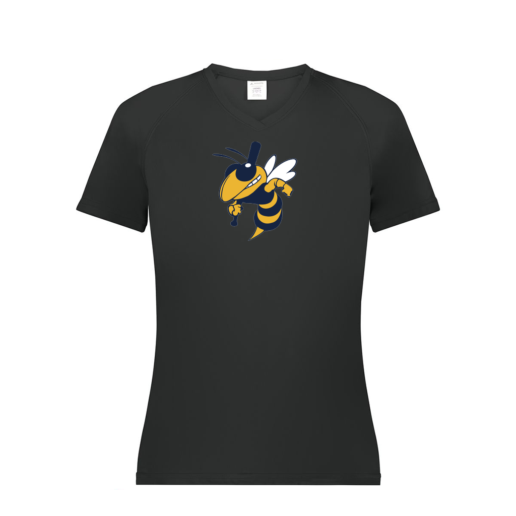 Ladies Smooth Sport V-Neck T-Shirt