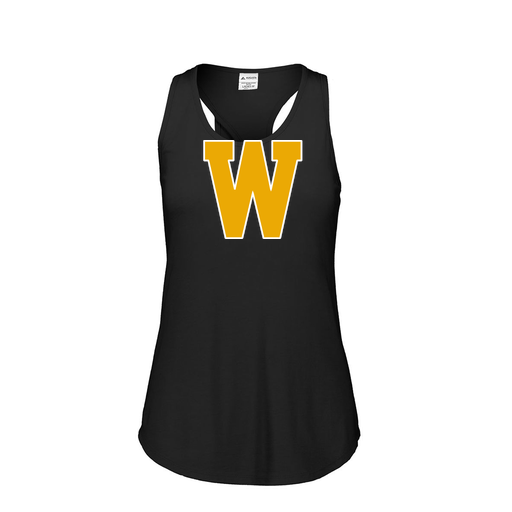 [3078.K94.S-LOGO3] Ladies Tri Blend Tank Top (Female Adult S, Black, Logo 3)