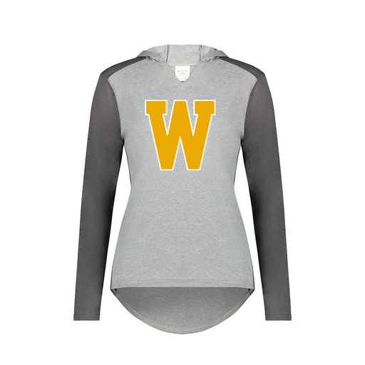 [6902.30V.XS-LOGO3] Ladies Vintage Hoodie (Female Adult XS, Gray, Logo 3)