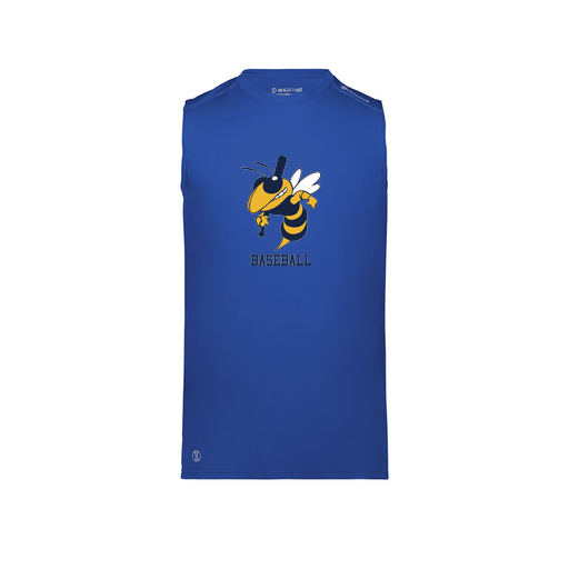 [222593.060.S-LOGO2] Men's CoolDry TankTop (Adult S, Royal, Logo 2)