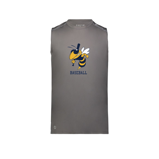 [222593.98D.S-LOGO2] Men's CoolDry TankTop (Adult S, Gray, Logo 2)