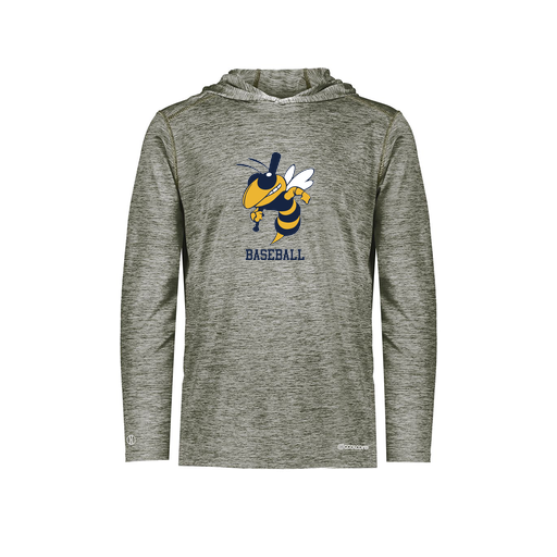 [FOLHCGGY-AS-LOGO2] Decker Men's Charge Hoodie (Adult S, Gray, Logo 2)