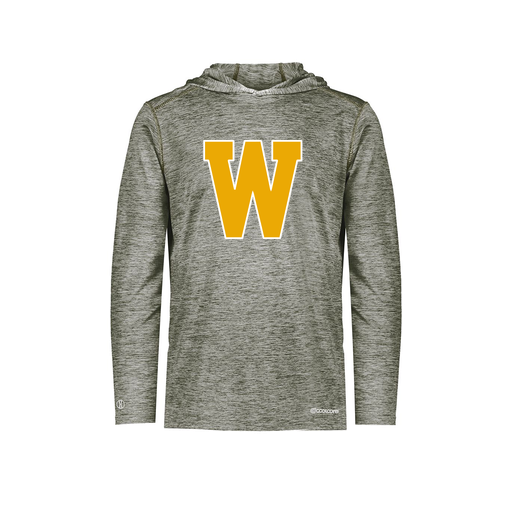 [FOLHCGGY-AS-LOGO3] Men's Charge Hoodie (Adult S, Gray, Logo 3)