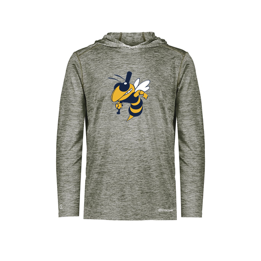 [FOLHCGGY-YS-LOGO1] Decker Youth Charge Hoodie (Youth S, Gray, Logo 1)