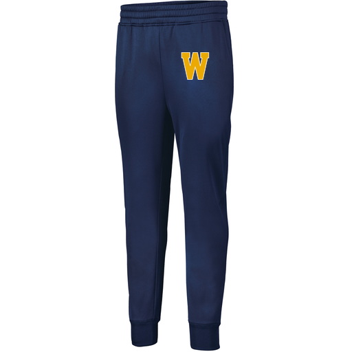 [5566.065.XS-LOGO3] Men's PERFORMANCE FLEECE JOGGER (Adult XS, Navy, Logo 3)