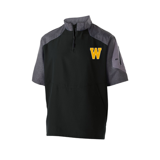 [229545.H05.XS-LOGO3] Men's Raider SS Pullover (Adult XS, Black, Logo 3)