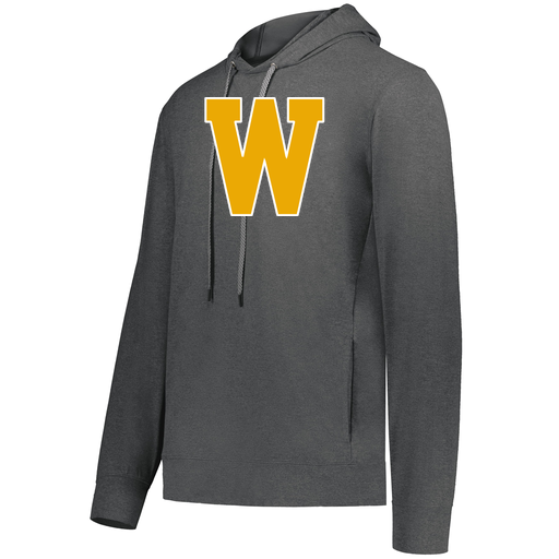 [222598.013.S-LOGO3] Men's Ventura Thin Knit Hoodie (Adult S, Gray, Logo 3)