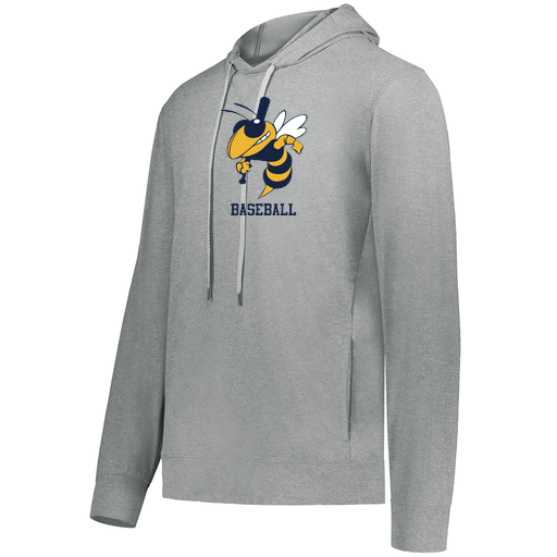 [222698.013.S-LOGO2] YOUTH VENTURA THIN KNIT HOODIE (Youth S, Silver, Logo 2)