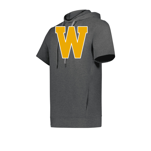 [222605-GRY-YS-LOGO3] YOUTH VENTURA SOFT KNIT SHORT SLEEVE HOODIE (Youth S, Gray, Logo 3)